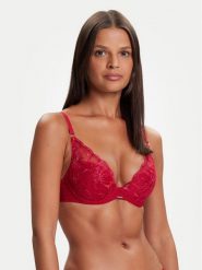 Chantelle Biustonosz z fiszbiną Fleurs C12M20 Czerwony. Czerwone biustonosze Chantelle, bez wzorów, z syntetyku. Za 449.99 zł.