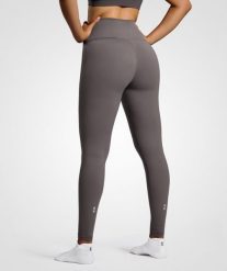 Legginsy do tenisa/padel damskie Smart z kieszenią na piłki. Szare legginsy NORDICDOTS, l, bez wzorów, z bawełny, tenisowe. Za 365.00 zł.