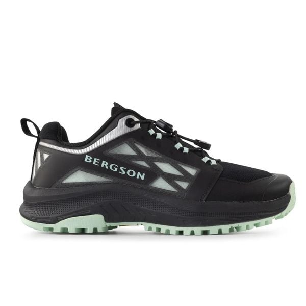 Buty terenowe damskie Bergson Tsavo MB. Czarne trekkingi BERGSON, z syntetyku, outdoorowe. Za 319.00 zł.
