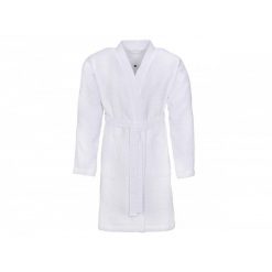 Szlafrok Rom Pique kolor biały XL 030. Białe szlafroki Vossen, xl, bez wzorów, ze skóry, bez ramiączek, bez kaptura. Za 269.00 zł.