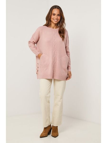 Soft Cashmere Sweter w kolorze jasnoróżowym rozmiar: 38/40. Różowe swetry Soft Cashmere, z aplikacjami, z kaszmiru, bez ramiączek. Za 152.99 zł.