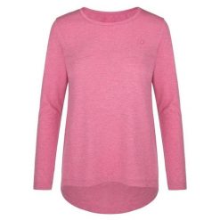 Damska koszulka Loap Bavaxa w kolorze różowym. Czarne bluzki LOOP, bez wzorów, z materiału, biznesowe, bez kołnierzyka, bez ramiączek. Za 74.03 zł.