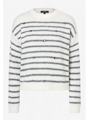 More & More Sweter w kolorze białym rozmiar: 46. Białe swetry More & More, bez wzorów, z wełny, bez ramiączek. Za 114.44 zł.