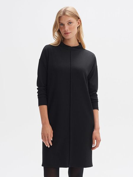 OPUS Sukienka w kolorze czarnym rozmiar: 36. Czarne sukienki Opus, na co dzień, bez wzorów, bez kołnierzyka, bez ramiączek, mini, proste. Za 126.45 zł.