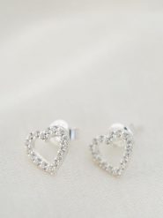 Lodie Silver Srebrne kolczyki-wkrętki z cyrkoniami rozmiar: onesize. Szare kolczyki Lodie Silver, z cyrkonią, srebrne. Za 59.45 zł.