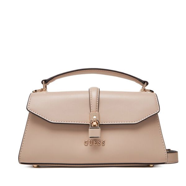 Torebka Guess. Brązowe torebki klasyczne Guess, z aplikacjami, bez dodatków. Za 369.99 zł.