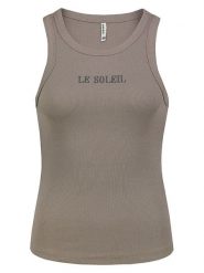 Sublevel Top w kolorze jasnobrązowym rozmiar: S. Brązowe topy Sublevel, s, bez wzorów, bez kołnierzyka, bez ramiączek. Za 39.99 zł.