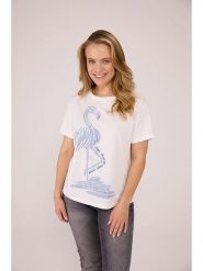 LIEBLINGSSTÜCK Koszulka "Dianele" w kolorze białym rozmiar: 3XL. Białe bluzki LIEBLINGSSTÜCK, xl, bez wzorów, bez kołnierzyka, bez ramiączek. Za 136.13 zł.