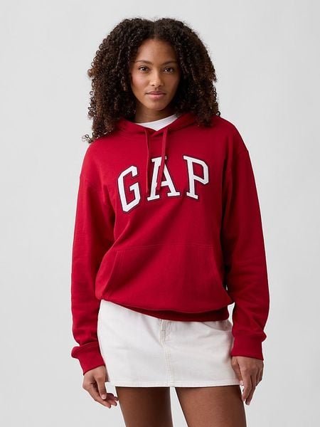 GAP Bluza w kolorze czerwonym rozmiar: L. Czerwone bluzy GAP, l, bez wzorów, z materiału, z kapturem. Za 114.95 zł.