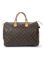 Louis Vuitton Torebka w kolorze brązowym - 35 x 22 x 18 cm rozmiar: onesize. Brązowe torebki klasyczne Louis Vuitton, bez wzorów, z materiału, bez dodatków. Za 3,145.99 zł.