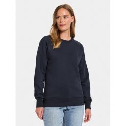 Bluza damska Didriksons Fyn. Niebieskie bluzy Didriksons, l, bez wzorów, z bawełny, bez kaptura. Za 208.99 zł.