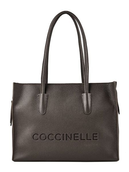 Coccinelle Torebka 330675 Brązowy. Brązowe shopper Coccinelle, bez wzorów, bez dodatków. Za 1,449.00 zł.