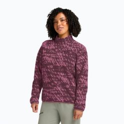 Bluza trekkingowa damska Jack Wolfskin Big Sky Half Zip. Czerwone bluzy Jack Wolfskin, m, bez wzorów, z materiału, bez kaptura. Za 299.99 zł.