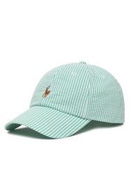 Polo Ralph Lauren Czapka z daszkiem 710957166500 Zielony. Zielone czapki Polo Ralph Lauren, bez wzorów, z bawełny. Za 409.99 zł.