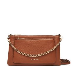 Torebka MICHAEL Michael Kors. Brązowe listonoszki MICHAEL Michael Kors, bez wzorów, bez dodatków. Za 789.99 zł.