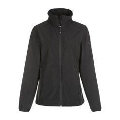Softshell damski Whistler Breezy W-PRO 8000. Czarne kurtki sportowe Whistler, s, bez wzorów, z softshellu, bez kaptura, trekkingowe. Za 189.99 zł.