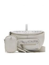 Steve Madden Saszetka nerka Bmaxima SM13000640-WHT Biały. Białe listonoszki Steve Madden, bez wzorów, ze skóry, bez dodatków. Za 469.99 zł.