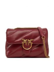 PINKO Torebka Love Puff Classic Cl PLTT 100038 A0F2 Bordowy. Czerwone torebki klasyczne Pinko, bez wzorów, ze skóry, bez dodatków. Za 1,069.00 zł.