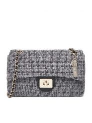 Nine West Torebka EO-Hudson-Harmony-LDA8004A Szary. Szare torebki klasyczne Nine West, bez wzorów, z materiału, bez dodatków. Za 299.99 zł.