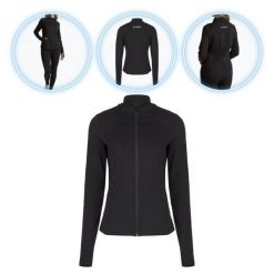 Bluza damska Trexo Trexi Blouse. Czarne bluzy TREXO, bez wzorów, bez kaptura. Za 89.99 zł.