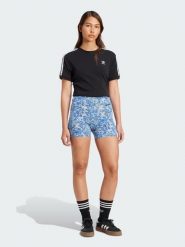 Adidas Szorty "Originals x Liberty London Tonal Booty" w kolorze niebieskim rozmiar: M. Niebieskie szorty Adidas, bez wzorów. Za 96.14 zł.