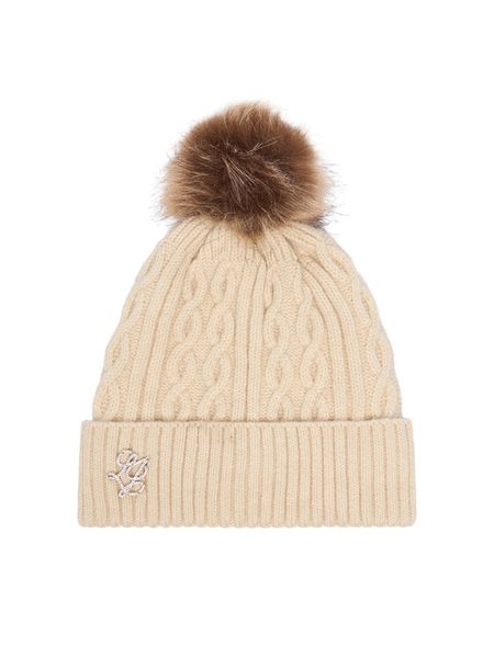 Liu Jo Czapka 2F6008 MA33S Kremowy. Białe czapki Liu Jo, bez wzorów. Za 249.99 zł.