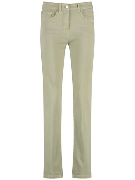 Gerry Weber Dżinsy - Slim fit - w kolorze zielonym rozmiar: 40. Zielone jeansy Gerry Weber, bez wzorów. Za 143.22 zł.