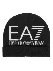 EA7 Emporio Armani Czapka 7X000006 AF11994 MC001 Czarny. Czarne czapki EA7 Emporio Armani, bez wzorów. Za 149.99 zł.