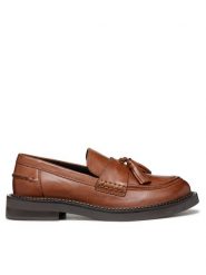 Geox Lordsy D Serilda D46WYH 00043 C6002 Brązowy. Brązowe lordsy Geox, bez wzorów, ze skóry, bez obcasa, bez zapięcia. Za 519.99 zł.