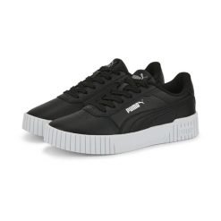 Buty damskie sportowe Puma CARINA 2.0 Jr. Czarne obuwie sportowe Puma, z materiału, bez zapięcia, trekkingowe. Za 239.00 zł.