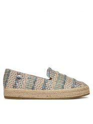 Roxy Espadryle WSS990-261 Niebieski. Niebieskie espadryle Roxy, bez wzorów, z materiału, bez obcasa, bez zapięcia. Za 99.99 zł.