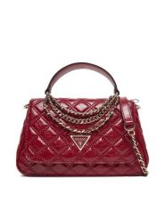 Guess Torebka HWTT96 73190 Bordowy. Czerwone torebki klasyczne Guess, z aplikacjami, ze skóry, bez dodatków. Za 639.99 zł.