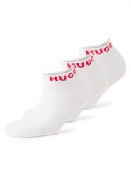HUGO Skarpety w 3-paku - 3P AS UNI CC W Kobiety biały|czerwony, 35-38. Białe skarpety Hugo, bez wzorów, z bawełny. Za 79.95 zł.