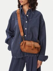 MEXX Torebka CEO-Mexx-M-001-10 Brązowy jasny. Brązowe listonoszki Mexx, bez wzorów, ze skóry, bez dodatków. Za 199.99 zł.