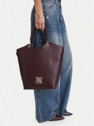 Nine West Torebka EO-HIDDEN CHARM-LDA9444 Bordowy. Czerwone torebki klasyczne Nine West, bez wzorów, ze skóry, bez dodatków. Za 299.99 zł.