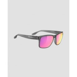 Okulary RUDY PROJECT SPINHAWK EDGE CRYSTAL ASH Multilaser Sunset. Czarne okulary przeciwsłoneczne Rudy Project, bez wzorów, sportowe. W wyprzedaży za 378.00 zł.