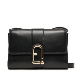Torebka Furla. Czarne listonoszki Furla, bez wzorów, bez dodatków. Za 1,859.00 zł.