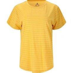 Damska koszulka w paski Whistler Skylon. Żółte bluzki Whistler, bez wzorów, sportowe, bez kołnierzyka, bez ramiączek. Za 168.50 zł.