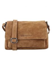 HIDE & STITCHES Skórzana torebka "Brazos" w kolorze jasnobrązowym - 24,5 x 16 x 5,5 cm rozmiar: onesize. Brązowe torby na ramię HIDE & STITCHES, bez wzorów, z materiału, na ramię, bez dodatków. Za 173.99 zł.