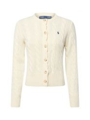 Polo Ralph Lauren Kardigan z zawartością kaszmiru Kobiety Kaszmir biały, S. Białe kardigany Polo Ralph Lauren, s, bez wzorów, z kaszmiru. Za 1,199.95 zł.