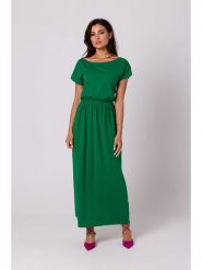 Be Wear Sukienka w kolorze zielonym rozmiar: XL. Zielone sukienki Be Wear, xl, bez wzorów, z bawełny, bez kołnierzyka, bez ramiączek, maxi. Za 188.40 zł.