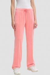 JUICY COUTURE Brzoskwiniowe damskie spodnie z cyrkoniami Tina, Rozmiar XS. Czerwone spodnie dresowe Juicy Couture, s, bez wzorów, z dresówki. W wyprzedaży za 206.99 zł.