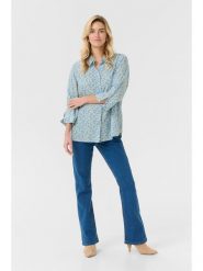 Kaffe Koszula w kolorze błękitnym rozmiar: 44. Niebieskie koszule Kaffe, s, bez wzorów, z wiskozy, klasyczne, bez kołnierzyka, bez ramiączek. Za 86.99 zł.