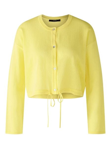 Oui Kardigan w kolorze żółtym rozmiar: 46. Żółte kardigany Oui, bez wzorów. Za 126.99 zł.