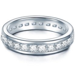 Trilani Pierścionek z Srebro wysokiej próby w Srebrny Pierścionki 1 ct Damski. Szare pierścionki Trilani, z cyrkonią, srebrne. Za 328.99 zł.