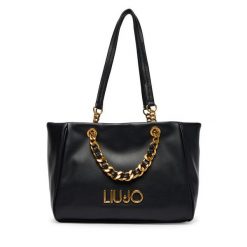 Torebka Liu Jo. Czarne torebki klasyczne Liu Jo, bez wzorów, bez dodatków. Za 639.99 zł.