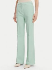Maryley Spodnie materiałowe 25EB587/43SP Zielony Regular Fit. Zielone spodnie materiałowe Maryley, xl, bez wzorów, z materiału. Za 179.99 zł.