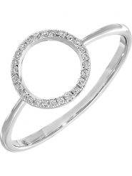 Diamant Exquis Złoty pierścionek z diamentami rozmiar: 58. Szare pierścionki Diamant Exquis, z diamentem, złote. Za 978.99 zł.