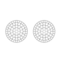 Kolczyki medaliki z białymi cyrkoniami posrebrzane. Białe kolczyki Lilou, z cyrkonią, posrebrzane. Za 299.00 zł.