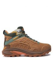 Merrell Trekkingi Moab Speed 2 Mid Ltr Wp J038426 Brązowy. Brązowe obuwie sportowe Merrell, z nubiku, trekkingowe. Za 869.99 zł.